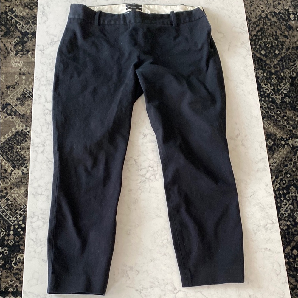 J. Crew Black Ankle Cropped Pants